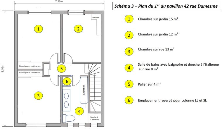 Maison a louer paris-13e-arrondissement - 5 pièce(s) - 120 m2 - Surfyn