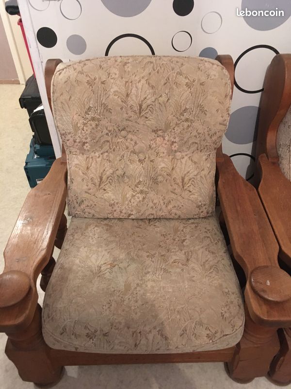 Fauteuil en chêne (image 1)