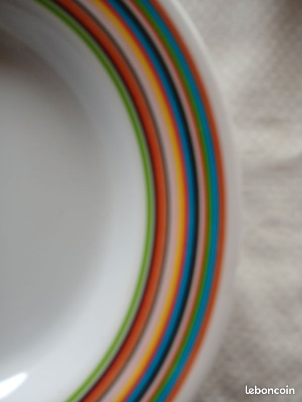 Assiettes creuses en mélanine outwell (image 1)