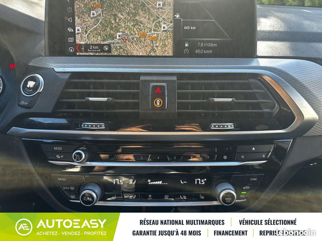 BMW X3 xDrive20dA 190ch M Sport Euro6c (image 19)