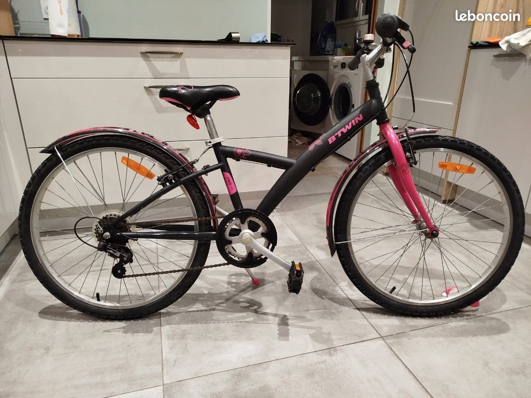 VTC enfant 7-12 ans B'twin Poply 500 Décathlon vélo fille 24