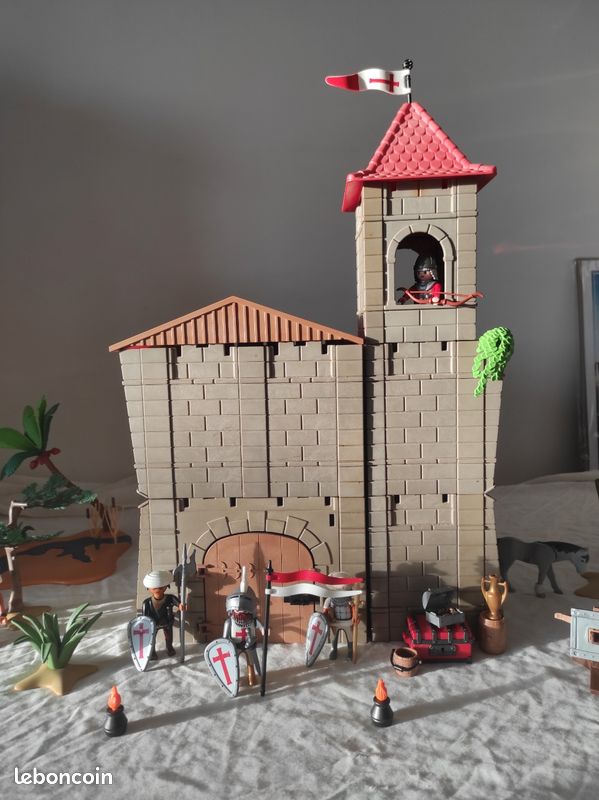 PLAYMOBIL 5825 DUO Templiers Et Croisés Chevaliers Château EUR 12,50