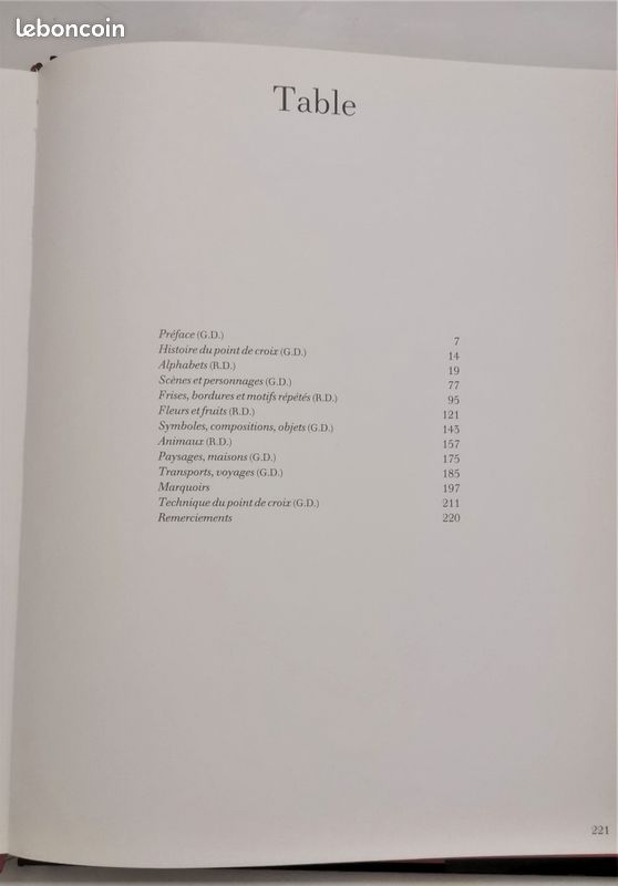 Le livre du point de croix par Regine Deforges et Genevieve Dormann (image 3)
