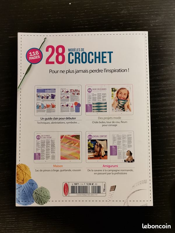 Lot De 4 Aiguilles à Crochet En Acier Ergonomiques Douces Pour