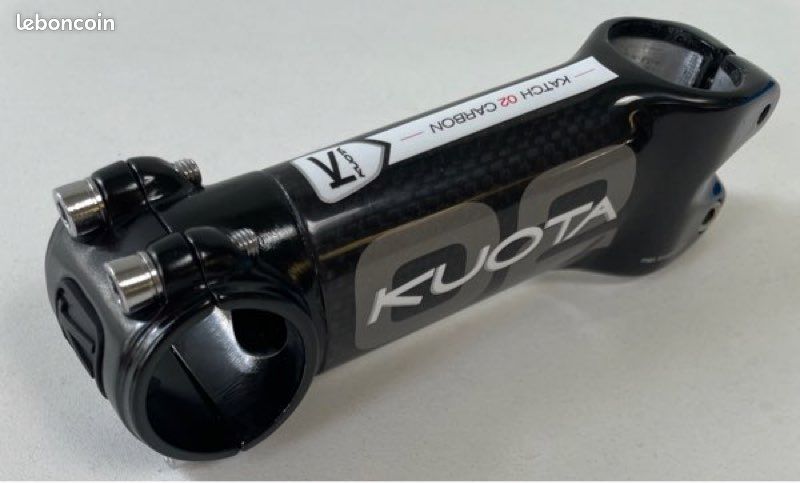 Potence vtt ahead set 1''1/8 l75 uno alu 6061 noir + 7° cintre 31.8