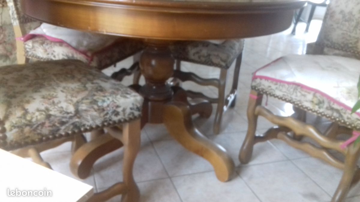 Table ronde D: 1,15 m + 2 rallonges de 0,45 m (image 2)