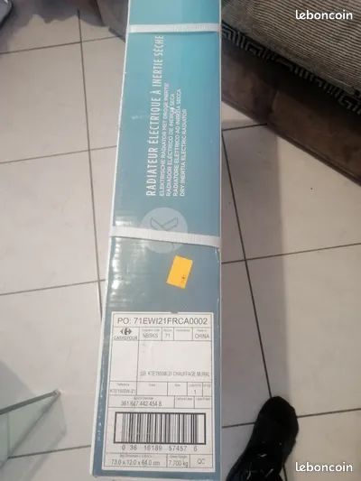 Radiateurs électriques a inertie sèches 1500w (image 3)