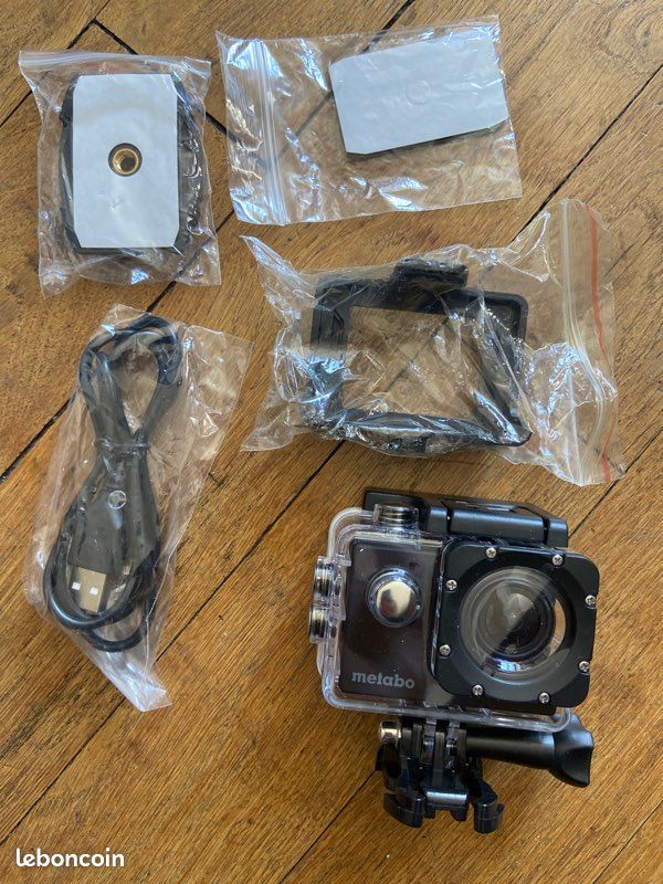 Web cap sport étanche METABO action Cam FHD 1080P neuve (image 5)