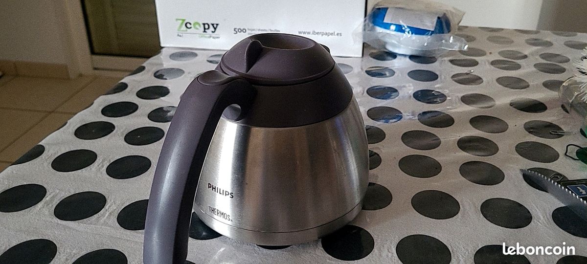 Verseuse Cafetiere isotherme Philips Thermos en métal (image 1)