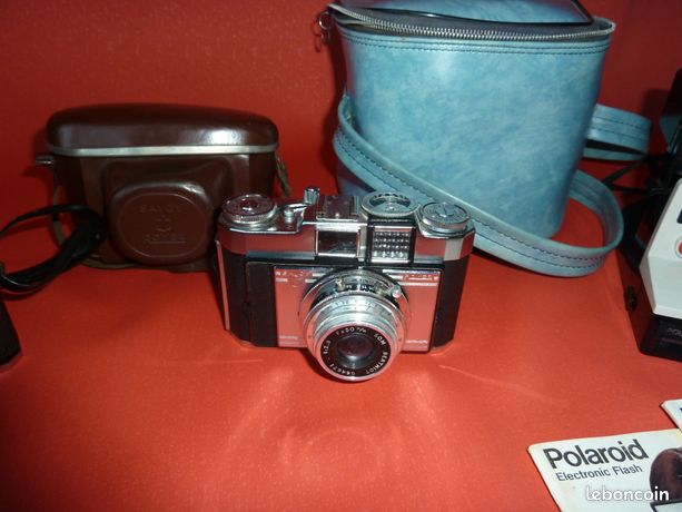 Appareil Photo Argentique Fujica Avec Flash, 35 Mm, Argenté, Pour Pièces Ou Réparation
