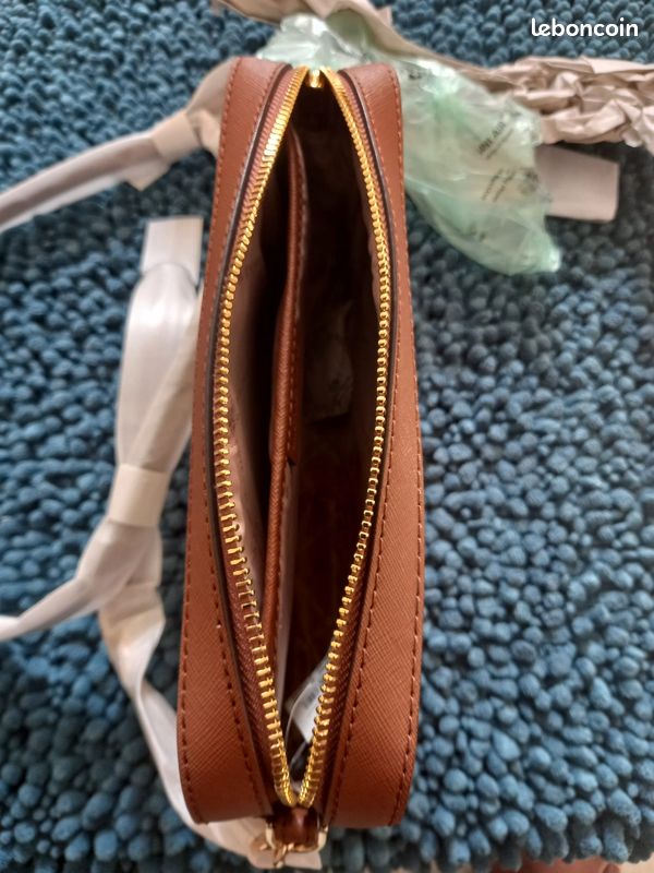 Sac bandouliere marron vanille (image 3)
