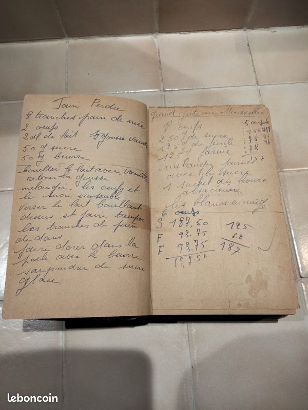 Les pâtisseries par tante Marie. Collection recette cuisine 1961 (image 6)