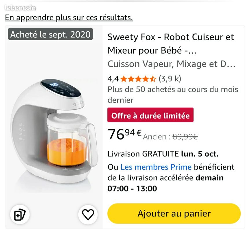 Robot cuiseur et mixeur bb (image 2)
