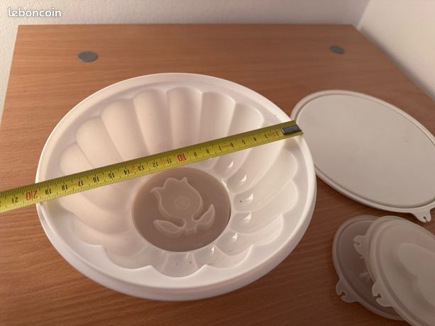 ANCIEN MOULE A Charlotte Tupperware Blanc Cuisine Gâteau Vintage EUR 6
