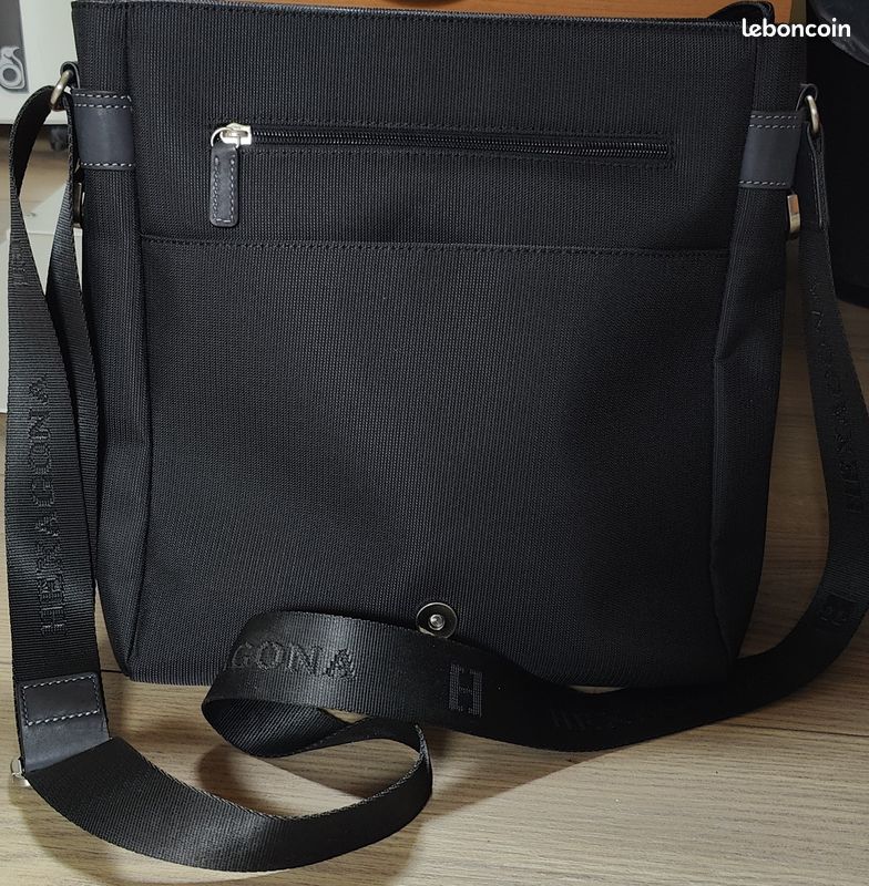 Sac hexagona Cuir et tissus (image 1)
