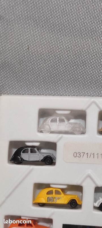 N 1/160 2cv Set 10 x Citroën 2CV ENTE 2005 Série spéciale World Meeting IMU Euro modèle 1:160 (image 3)
