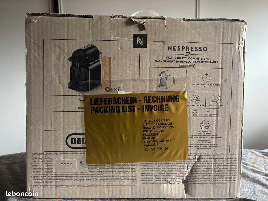 Cafetière NESPRESSO INISSIA NEUVE (image 3)
