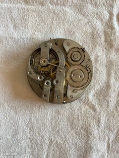 montre à gousset en Argent 800 L'ALOUETTE boitier Incomplet BALANCIER OK