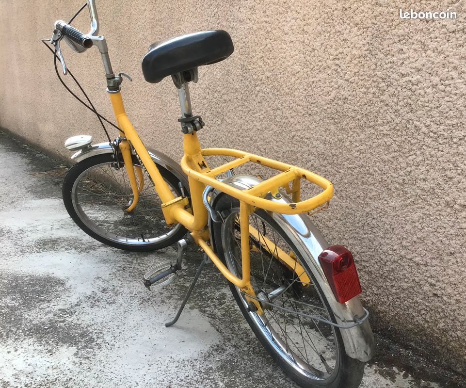 Mini Vélo Pliant Vintage Peugeot Carisse – Années 70 – Made In France – 20 Pouces