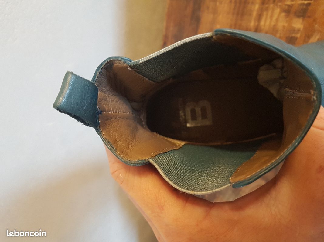 Bottines bleues Bensimon (image 6)