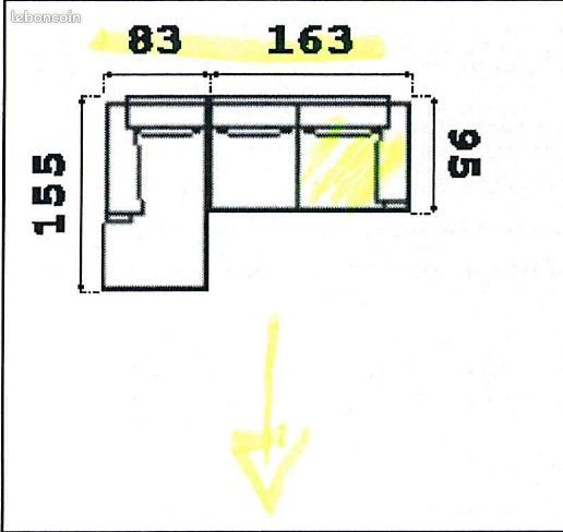 Canapé électrique avec méridienne en cuir Poltrone Sofa Coloris beige BONDENO (image 10)
