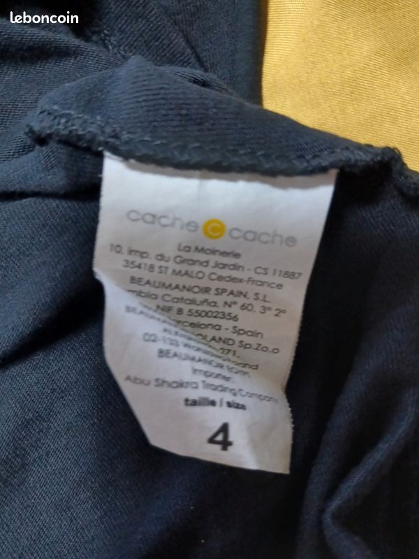 T-shirt manches longues taille 4 (image 3)