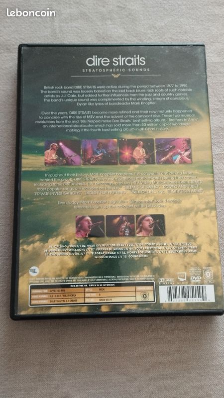 Dvd Dire Straits Live in Basel, Switzerland 1992 (image 3)