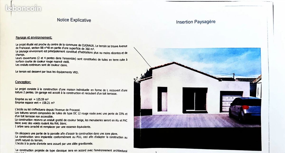 Terrain 390 m² · à Cugnaux · 390 m² · 149 800 €