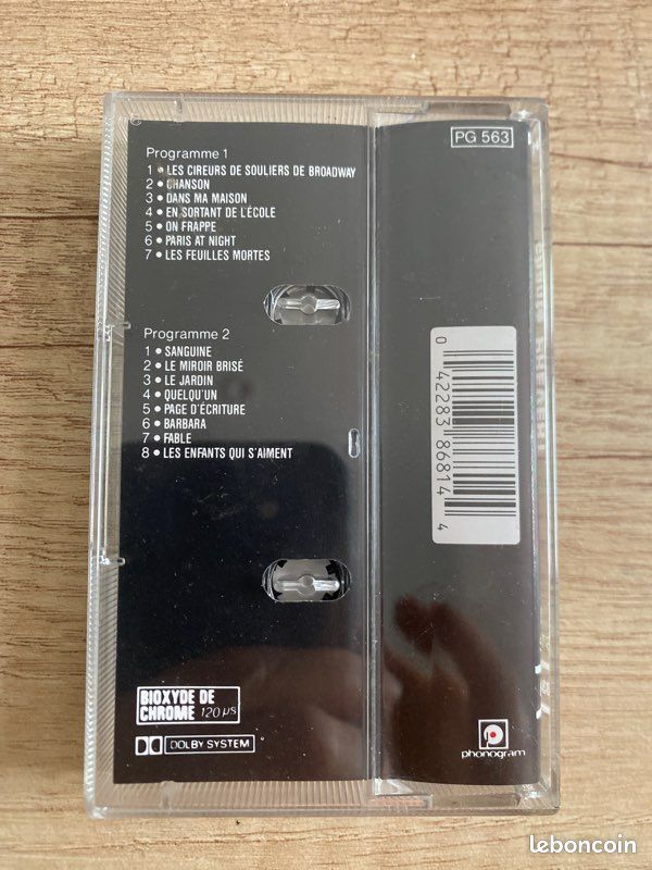 Cassette audio Yves Montand/ Prevert (image 2)