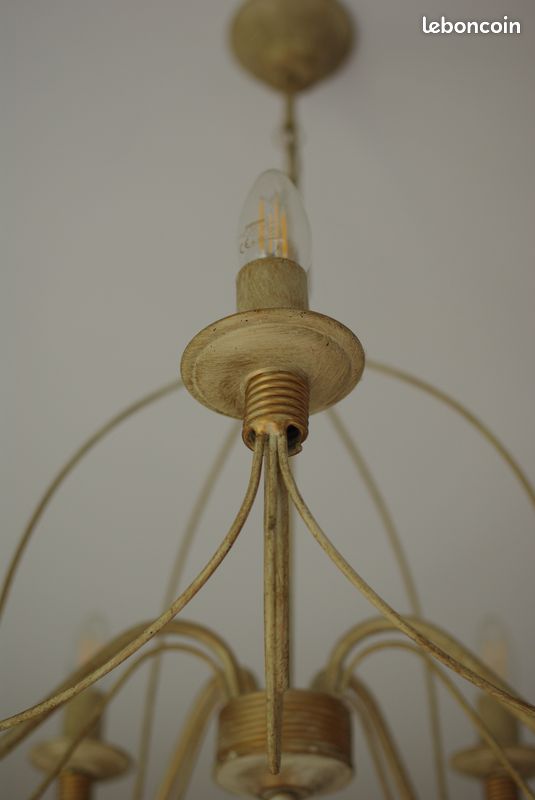 Lustre métal 5 branches (image 4)