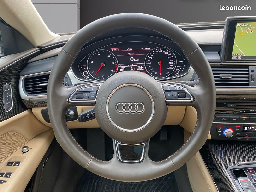 AUDI A7 SPORTBACK V6 3.0 BiTDI 313 Quattro Avus Tiptronic 8 A full suivi audi sièges massant élec chauff vent garant (image 10)