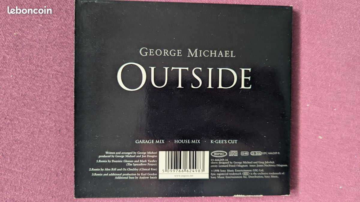 CD maxi George Michael Outside (image 3)