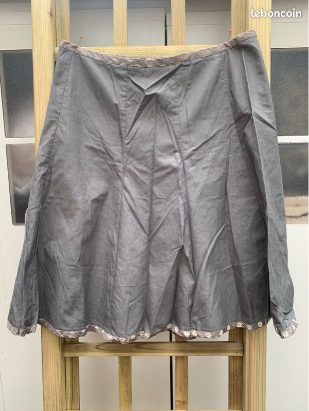 Jupe danseuse gansée / Gris / Tara Jarmon / Taille 44 (image 1)