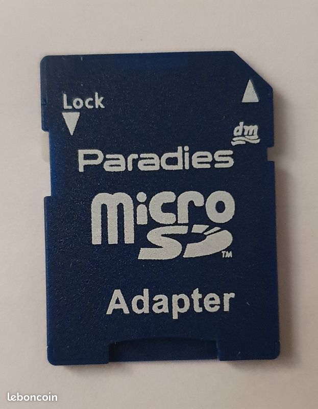 Adaptateur SD + Boite de Rangement en plastique Micro SD