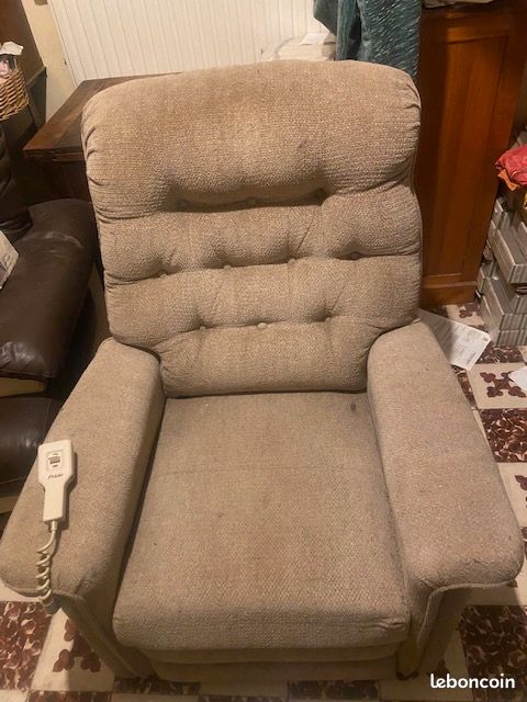 Fauteuil télescopique (amovible) jambe et dos (image 1)