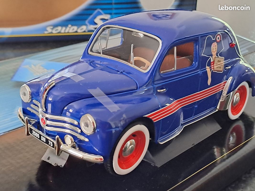 Solido Renault 4CV Découvrable 1954 échelle 1/18 (occasion, Boîte B3)