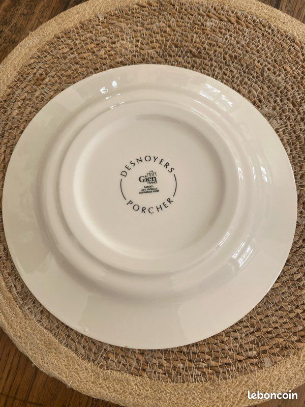 Assiette thème de la chasse Gien (image 3)