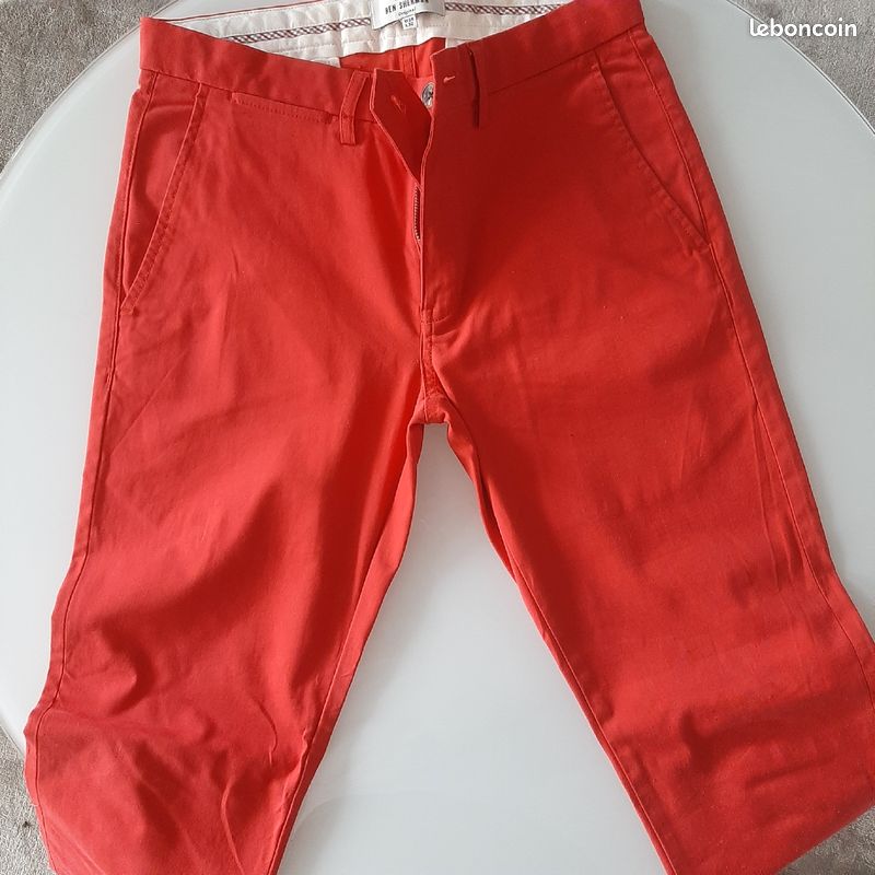 Pantalon toile Ben Sherman (image 1)