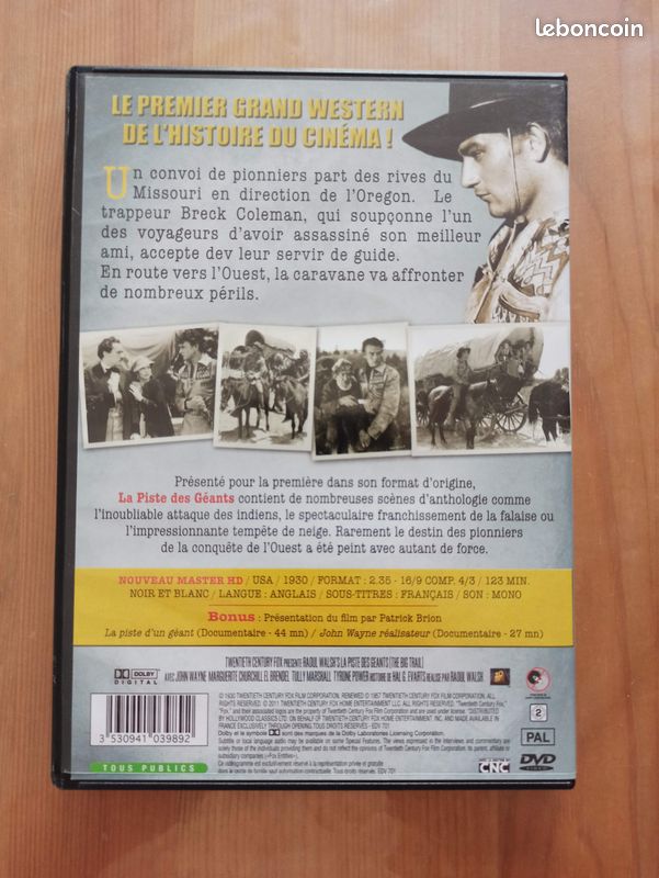 DVD La Piste des géants de Raoul Walsh (image 2)