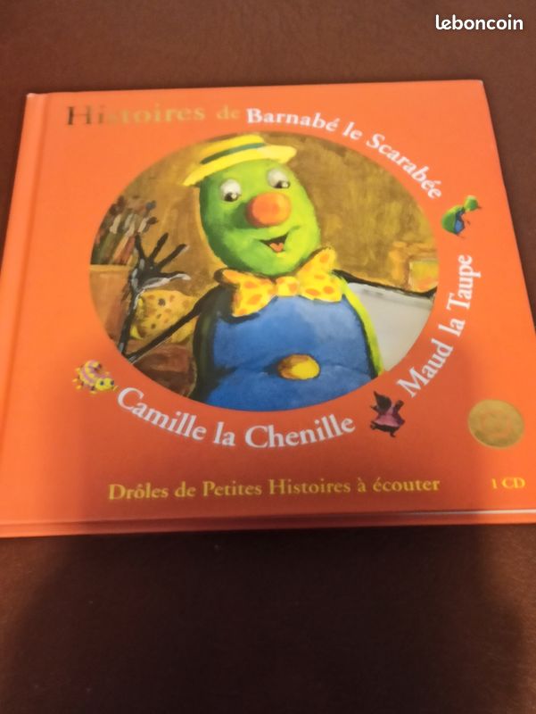 Livre CD Barnabé le scarabée / Maud la taupe / Camille la chenille (image 1)