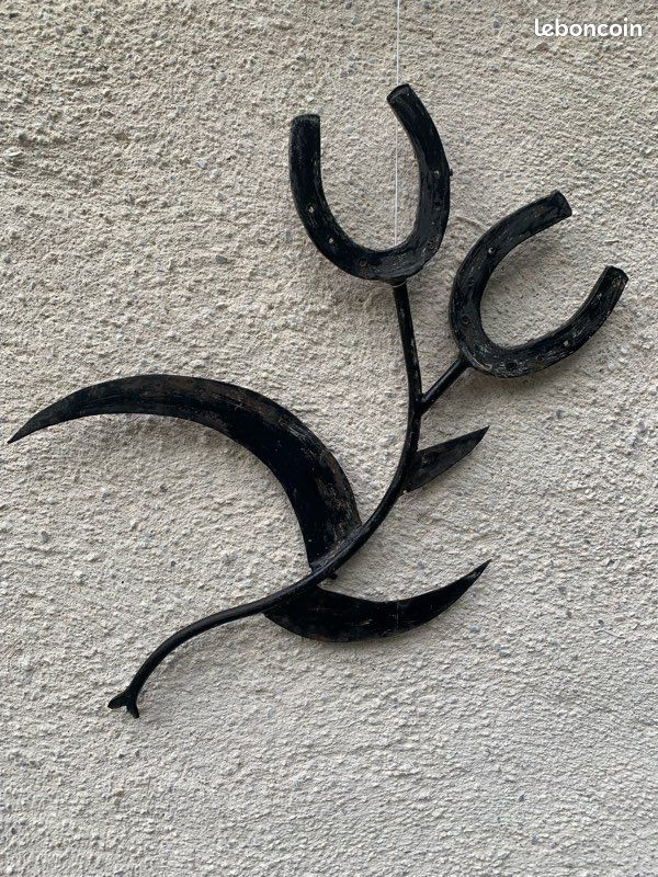 Fleur en fer forgé (image 2)