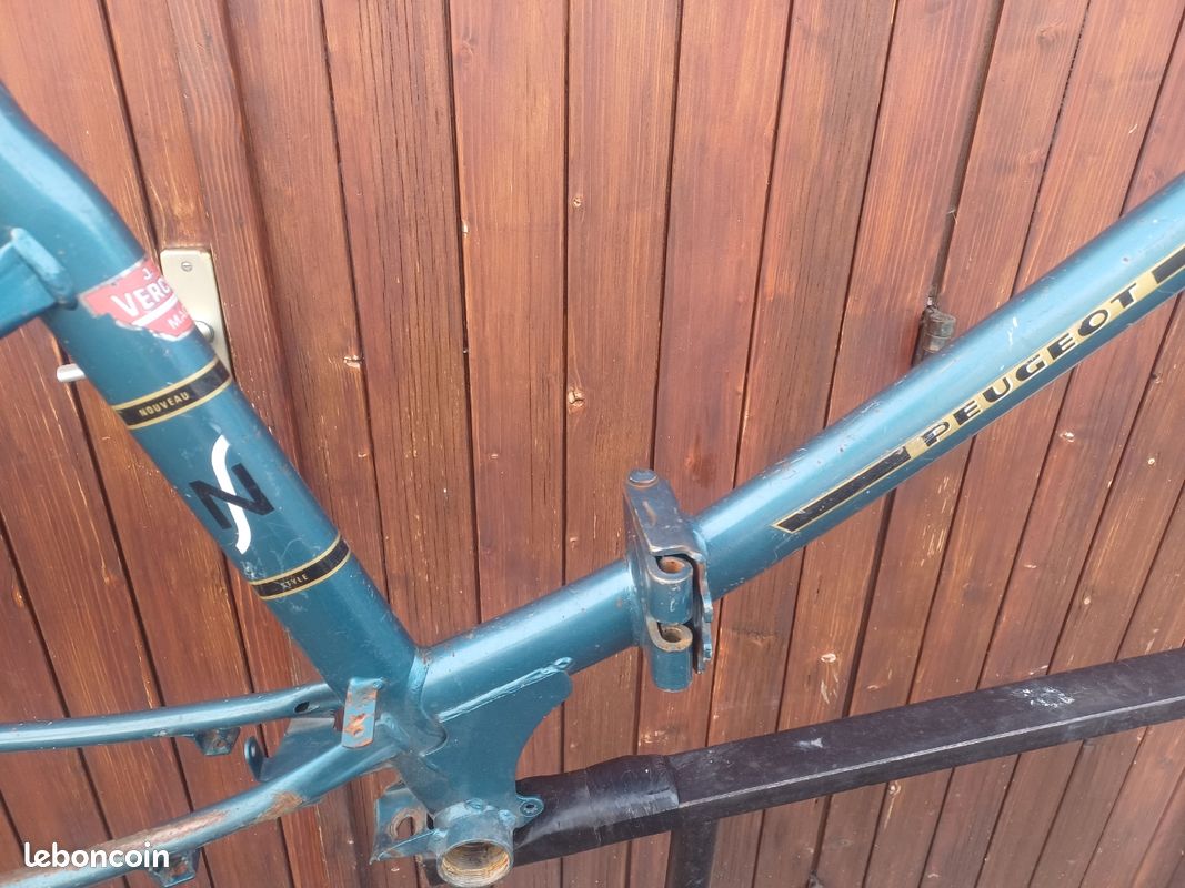 Cadre Fourche Pour Mini Vélo Pliant Peugeot Enfant, Acier, Fabrication Française