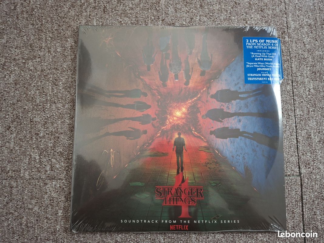Stranger Things : Soundtrack From The Netflix Series, Season 4 Exclusivité Fnac Vinyle Rouge Transparent (image 1)