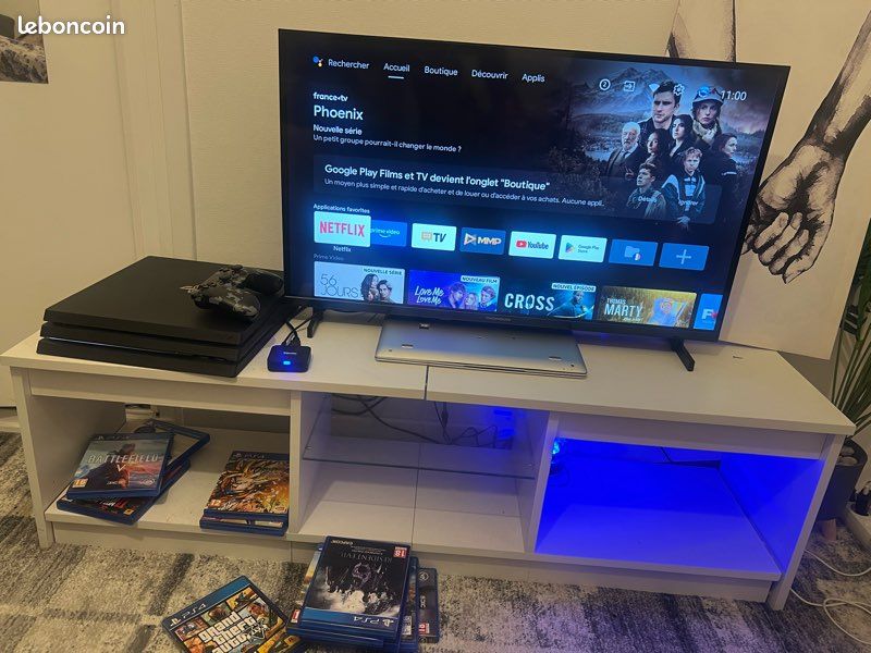 Meuble TV + TV (image 1)