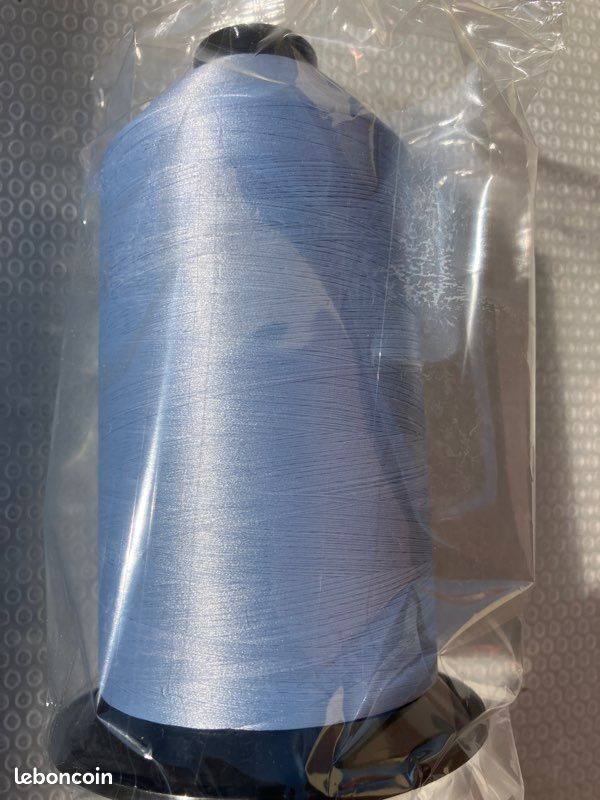 Bobines de fils à coudre gris bleu 110/2 250g twistex (image 1)
