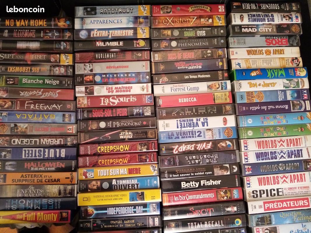 VHS K7 cassettes vidéo films cultes en TBE (image 3)