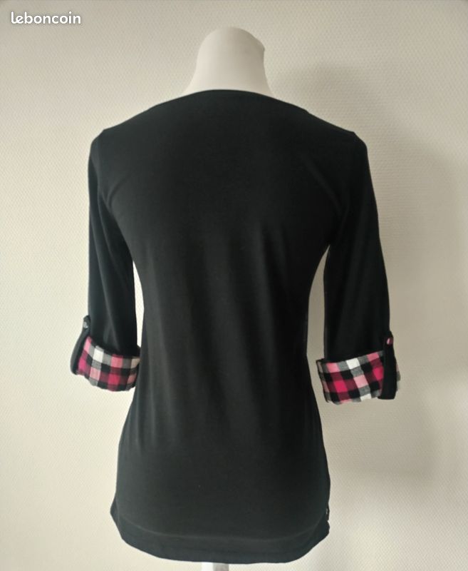 T shirt manches longues noir lc waikiki m (image 4)