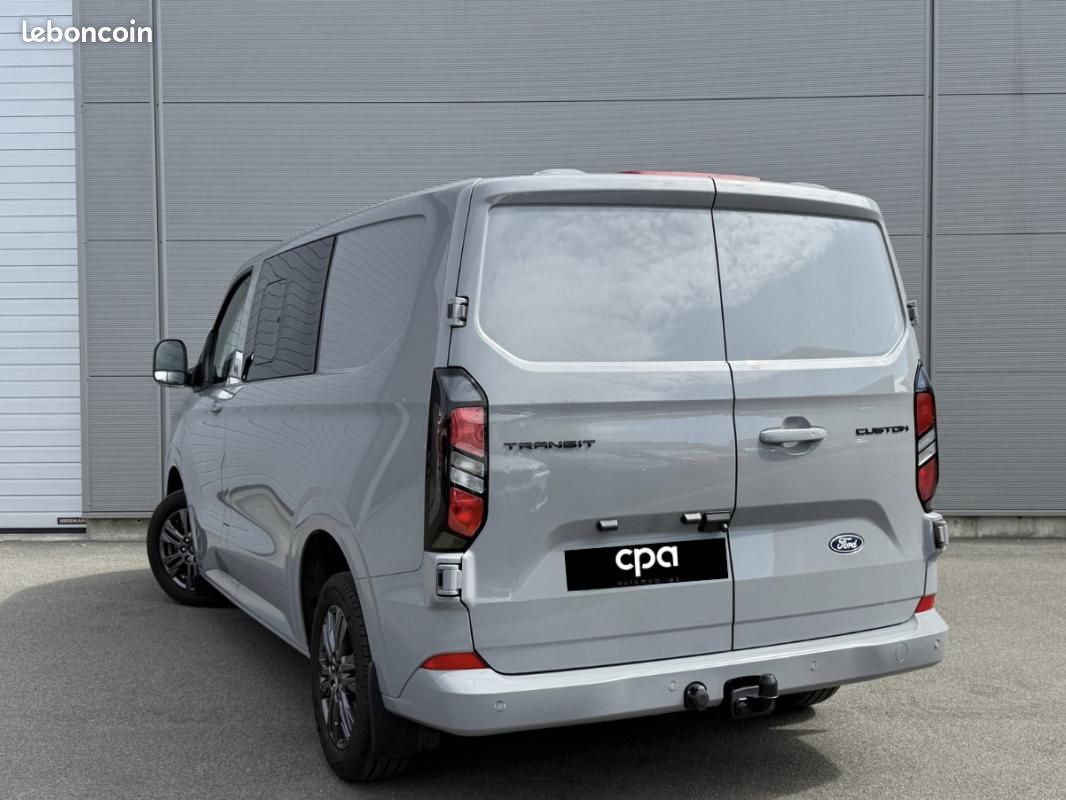 Ford Transit Custom 2.0 150 CH LIMITED CABINE APPROFONDIE L1 H1 BVM6 / SUPERBE ETAT GARANTIE CONS... (image 4)