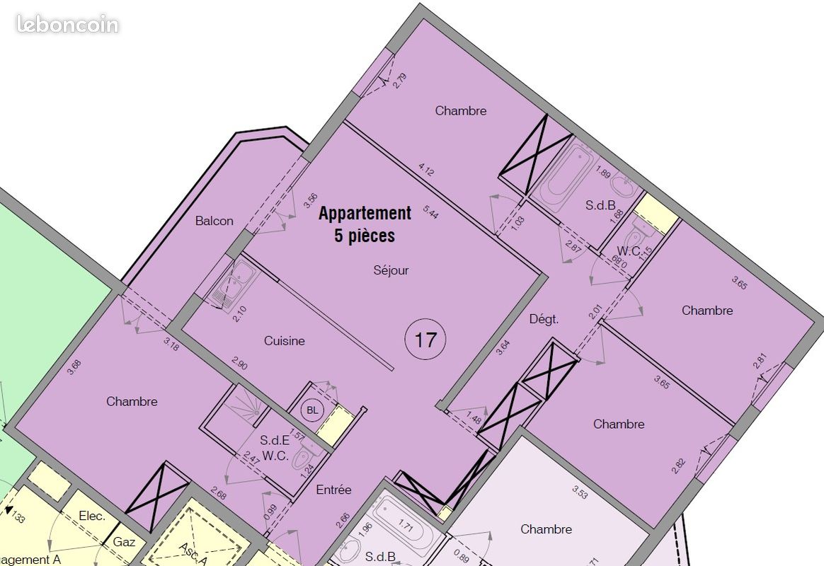 Appartement 5 pièces 99 m² · à Le Kremlin-Bicêtre · 99 m² · 610 000 €
