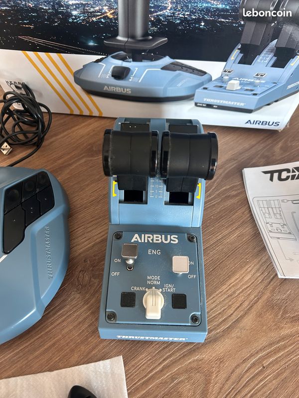 Pack Thrustmaster Airbus – TCA Sidestick + Quadrant + bouton de rechange (image 3)